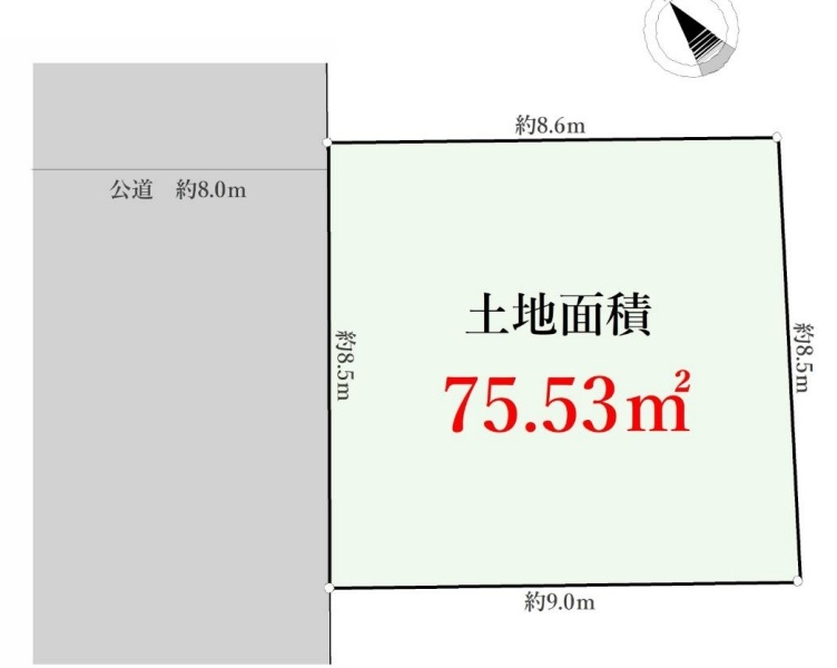 中区常磐町5丁目　1棟ビル(土地)