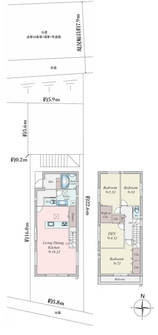 港北区篠原台町　新築戸建　全2棟