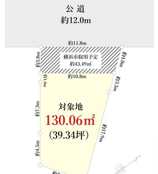 港北区綱島東2丁目　売地