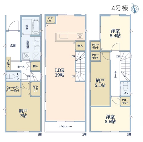 港北区菊名3丁目　新築戸建　全4棟